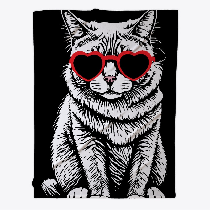 Funny Cat with sunglasses