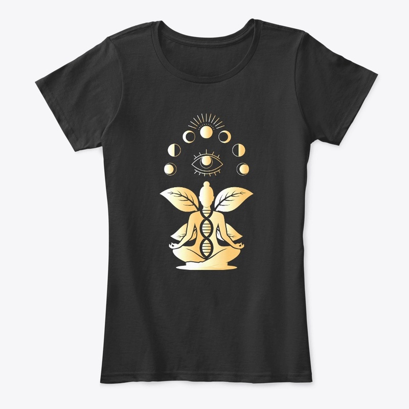 meditation yoga 3rd eye mystic moon tee