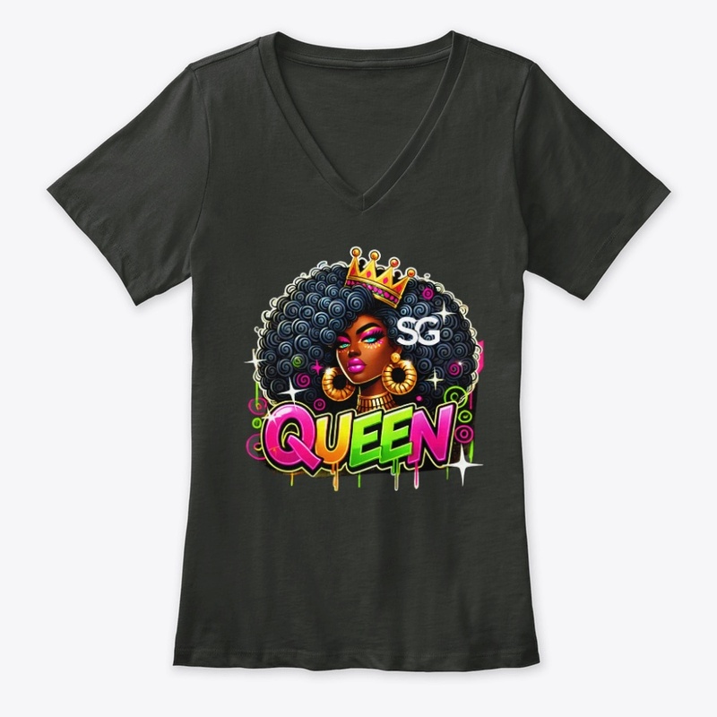 New Black Queen with Crown