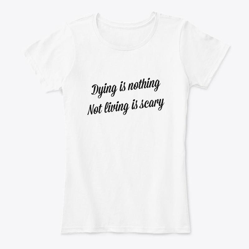 Not living is scary