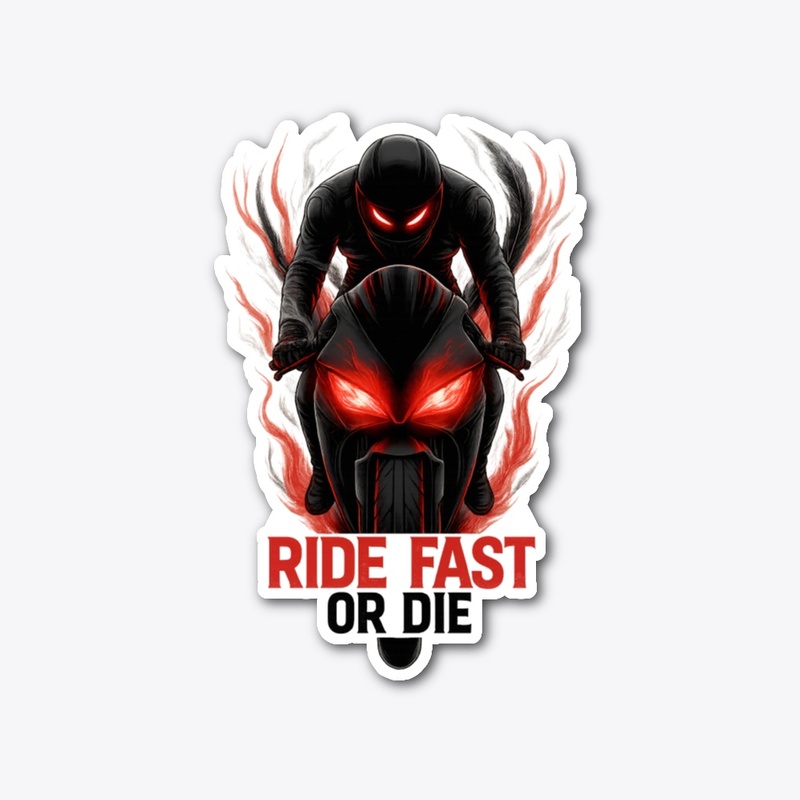 Dark Rider – Ride Fast or Die T-Shirt