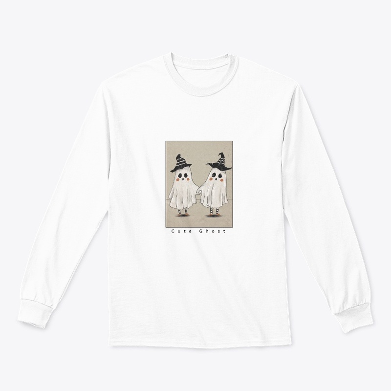 Cute Ghost Design T-shirt & Hoodi