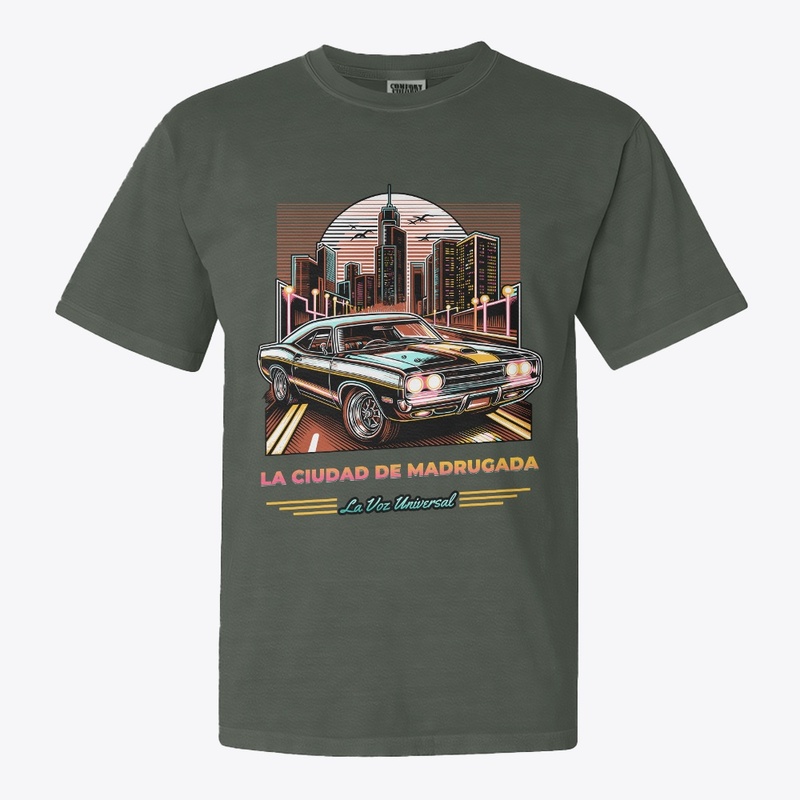 la ciudad de madrugada vintage