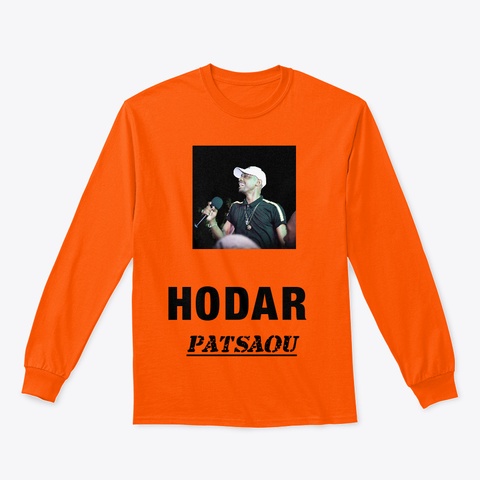 T Shirt Patsaou Hodar (Mayotte) Safety Orange áo T-Shirt Front