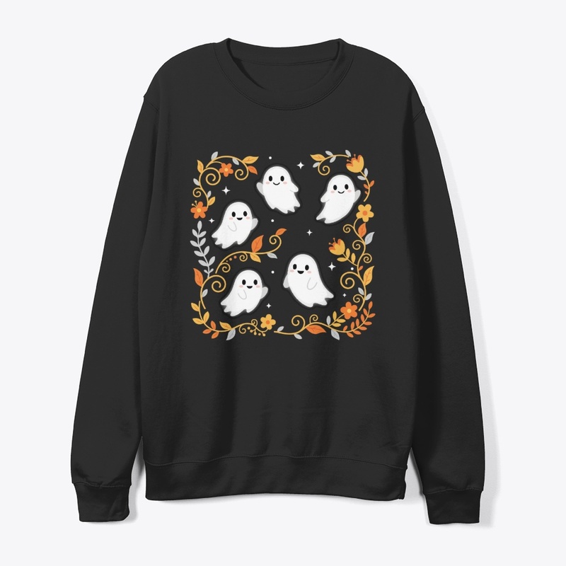 Smiling Ghosts & Autumn Florals