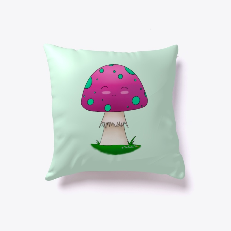 Happy Pink Mushroom