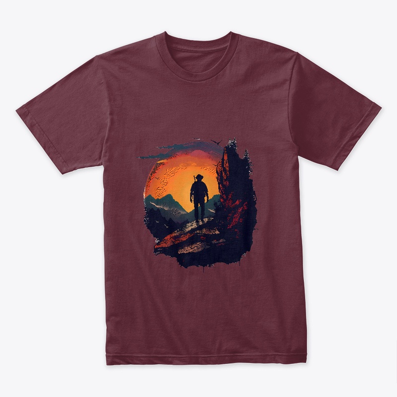 Hiking between the rocky cliffs