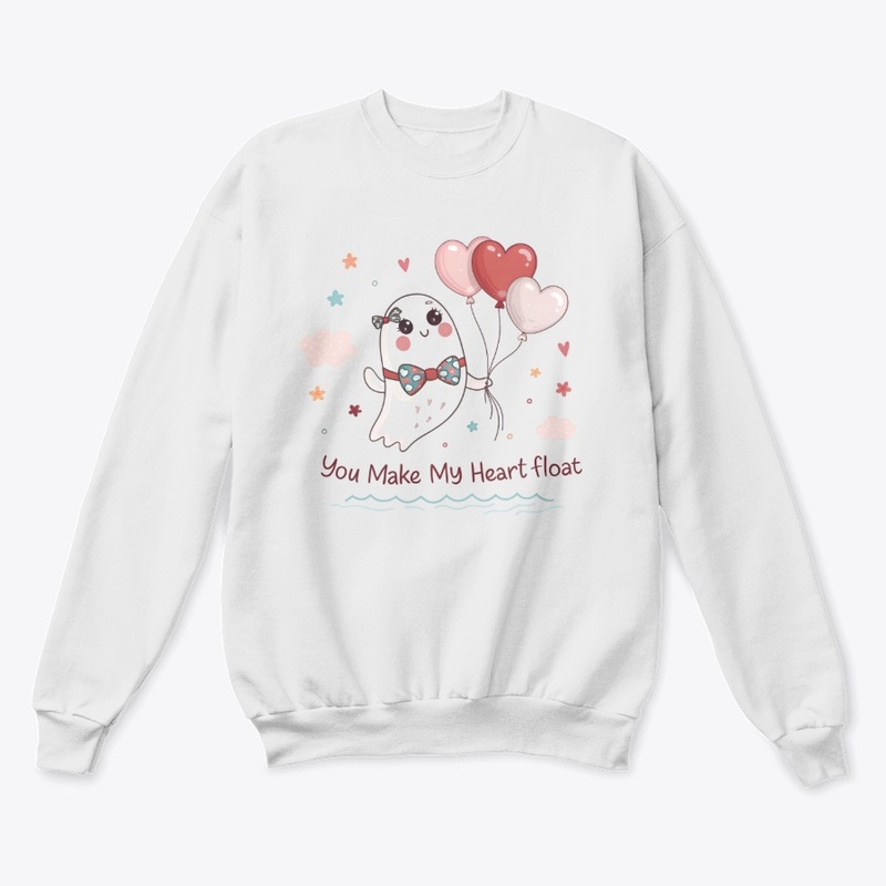 "Whimsical Cute Ghost T-Shirt 