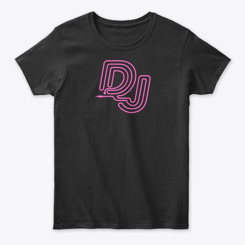 DJ T-Shirt (Pink Letters)