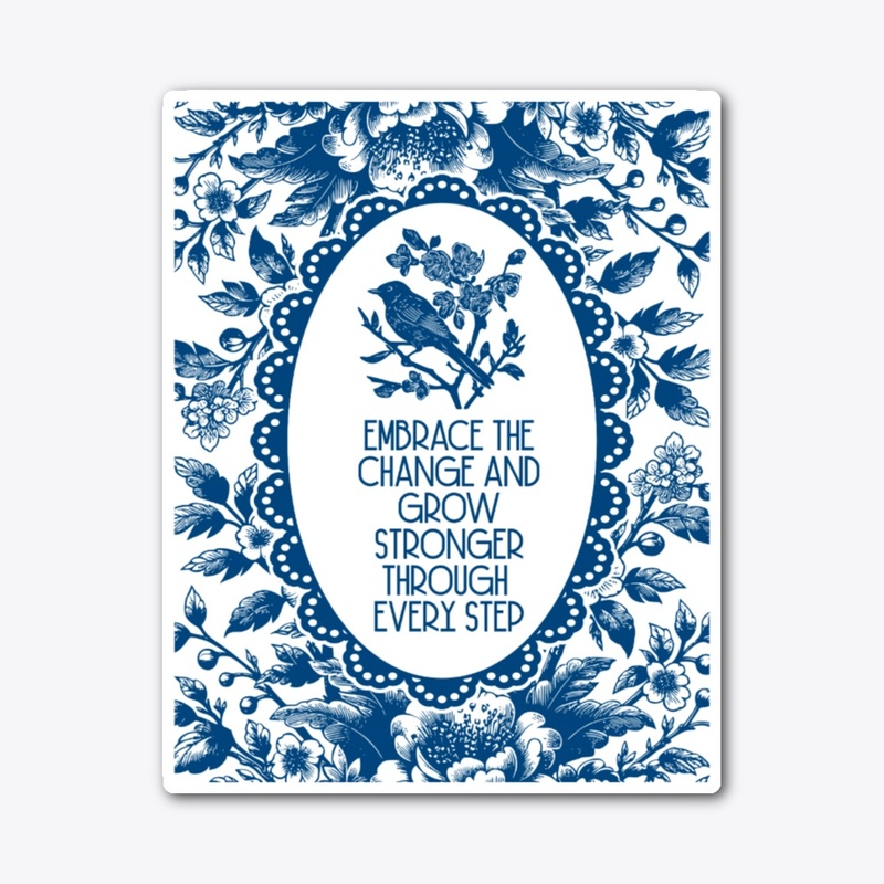 Motivational Quote Chinoiserie Art Print