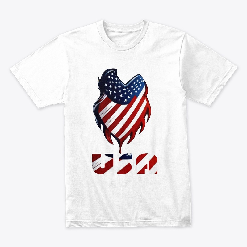 USA Flag design t-shirt
