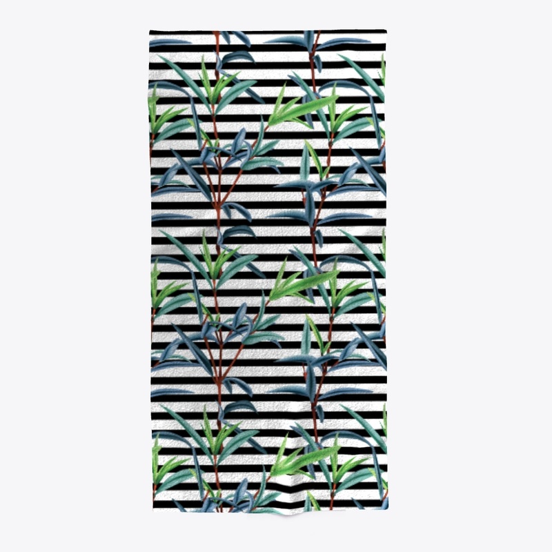 Seamless Pattern Leaf Plant