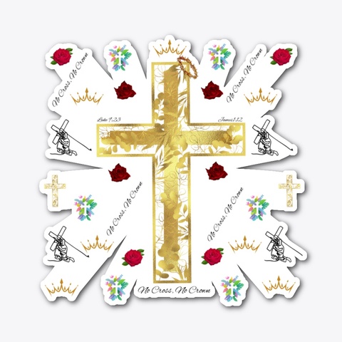 No Cross, No Crown Standard T-Shirt Front
