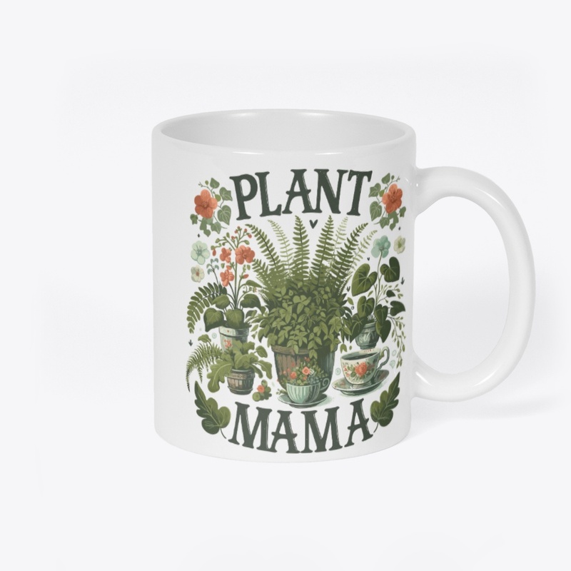 Plant MAMA White 11oz Coffee Mug