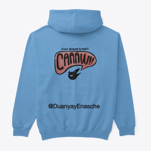 Beaver Street Gang Shirt Carolina Blue T-Shirt Back