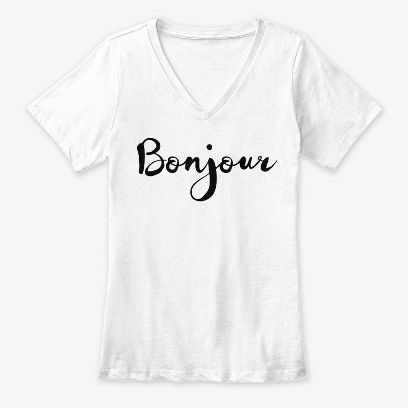 Bonjour black text