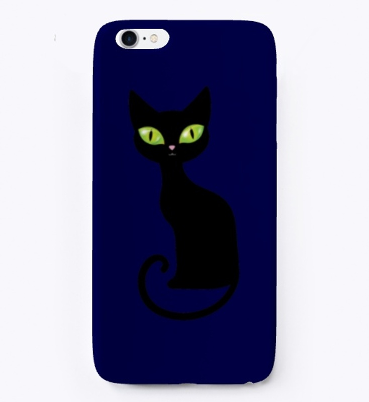 Black Cat with Green Eyes! Anime  eyes .
