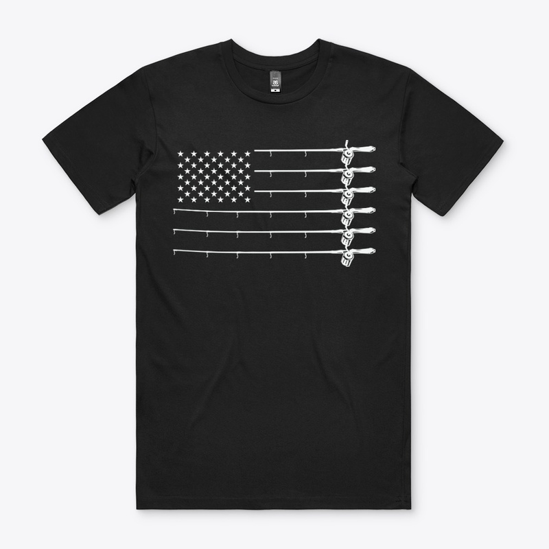 American fishing flag