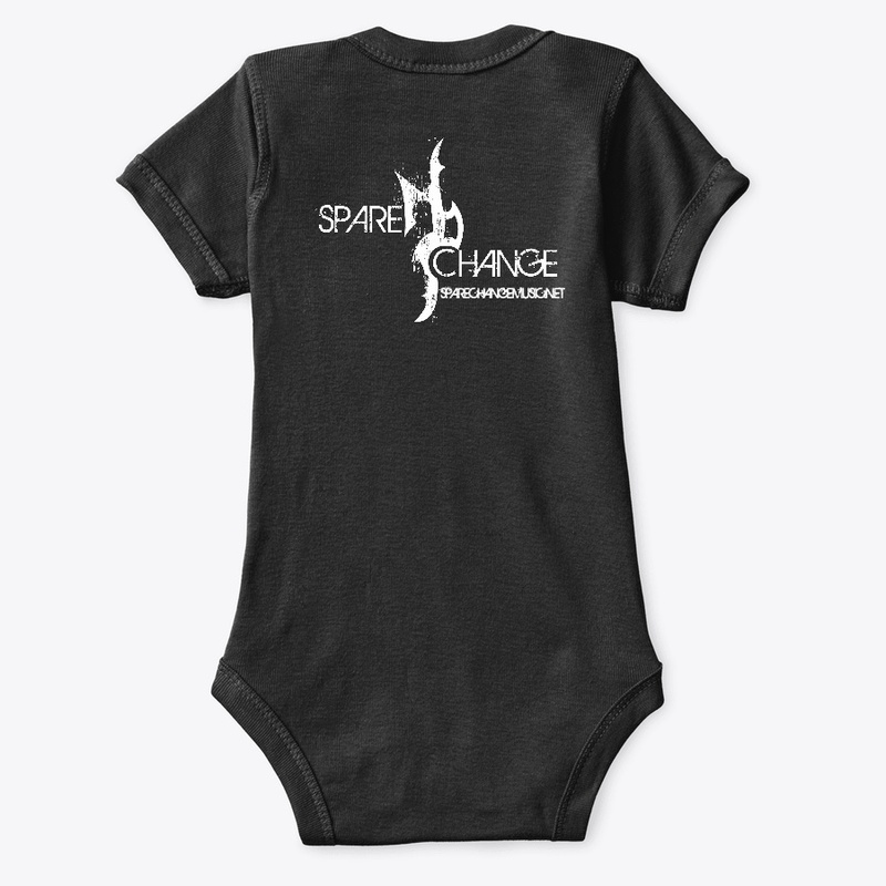 Spare Change White Logo Back
