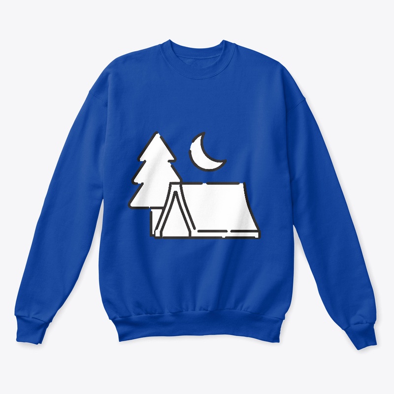 Campsite Moonlight Cozy Camping Shirt