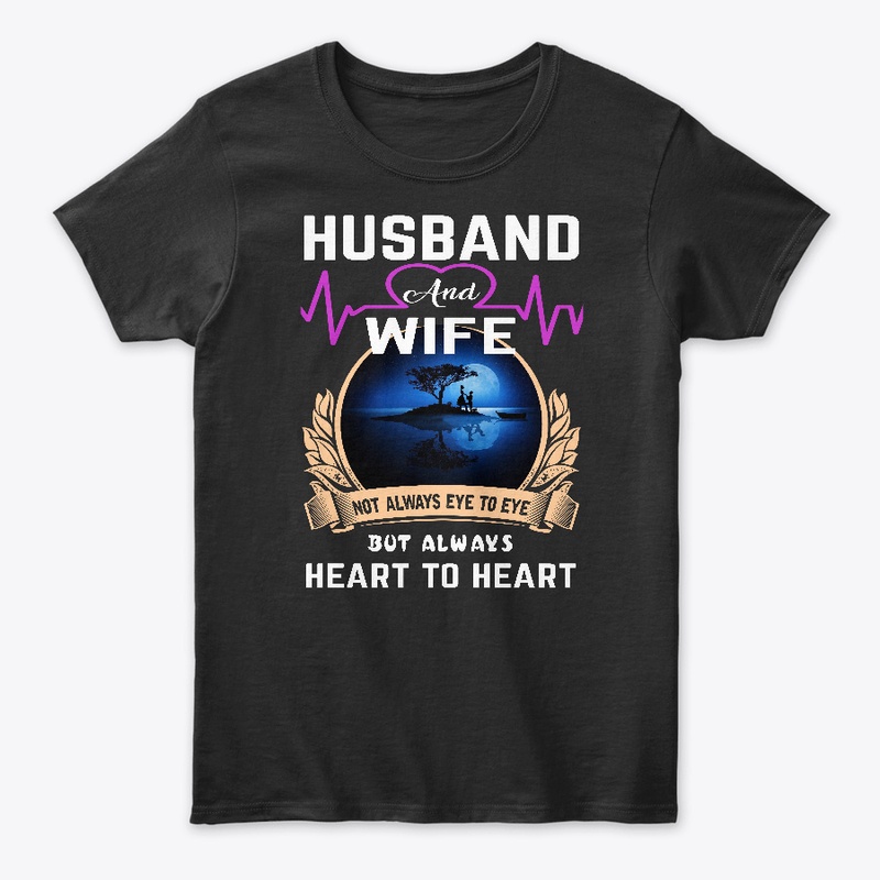 Husband and wife, heart to heart