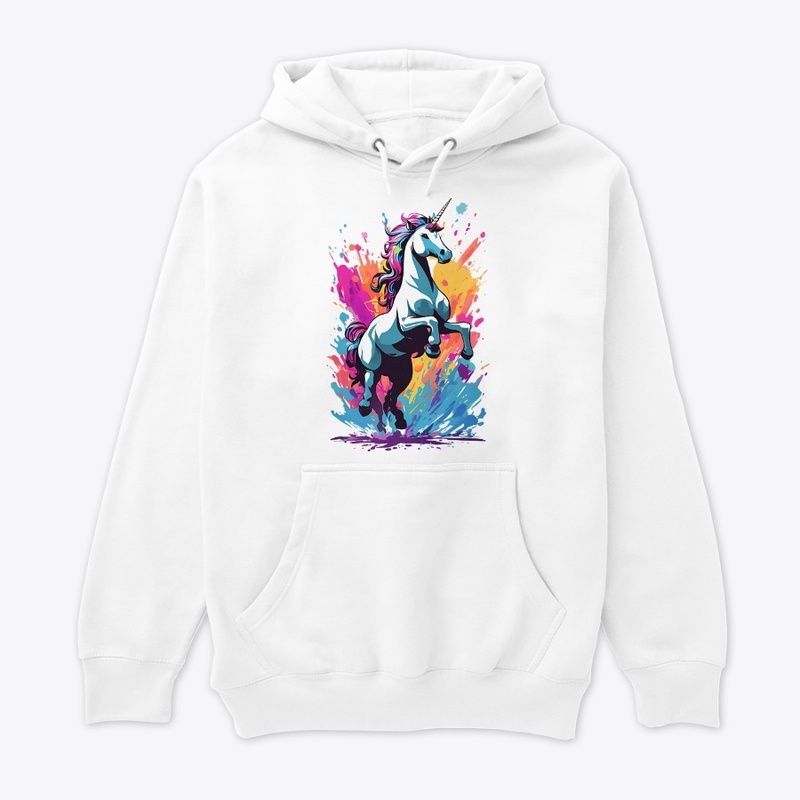 a silhouette of a unicorn