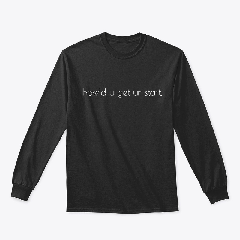 HYGUS - Long Sleeve T-Shirt (White Text)