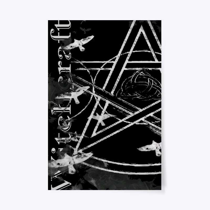 Crow Pentagram Inverted