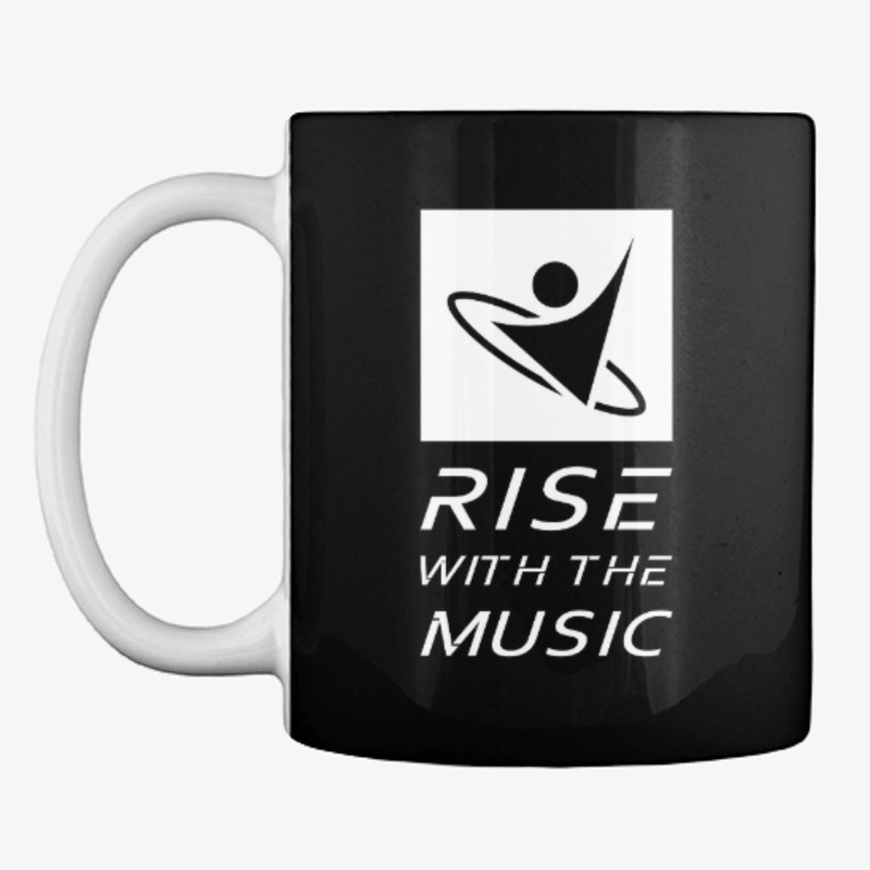 Rise With the Music Logo (White)