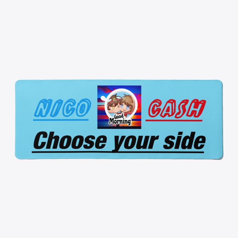 Cash and nico desk mat 