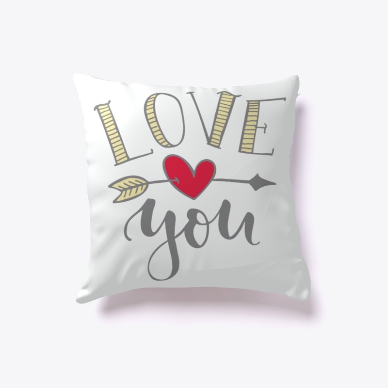 Arrow Heart Love You Valentines Day Gift