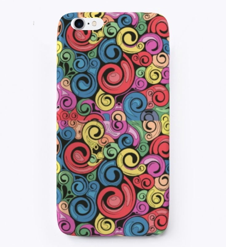 Swirl Retro Art Pattern 