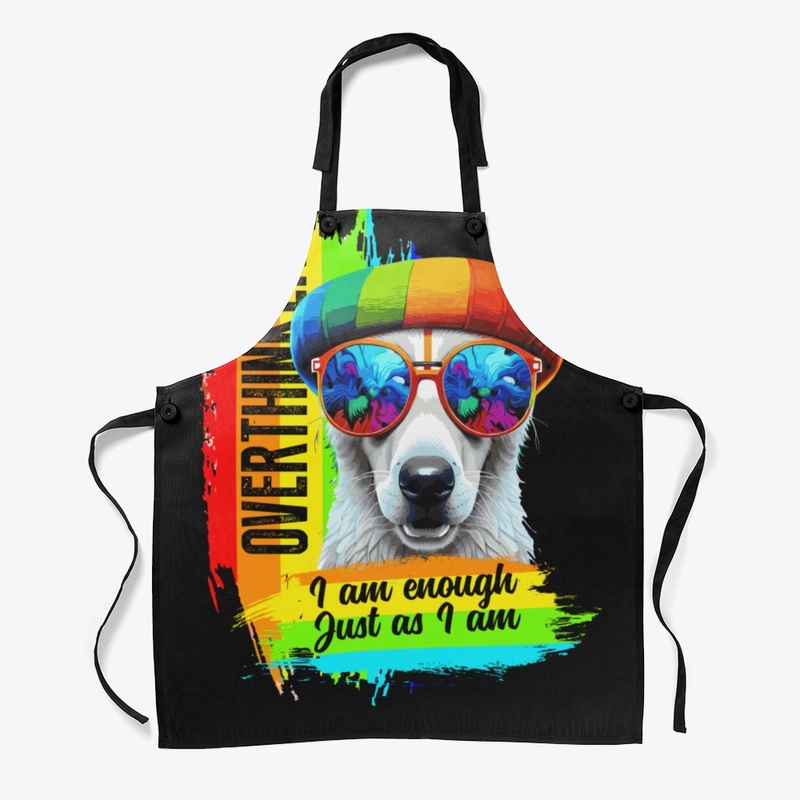 Rainbow Cute Dog T-shirt Design