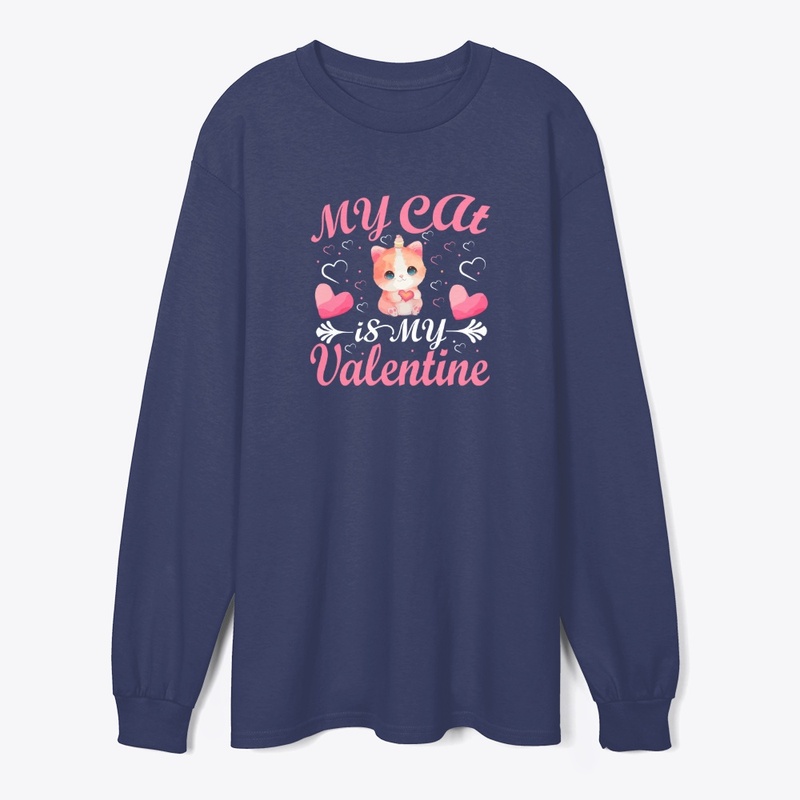 my cat is my valentine