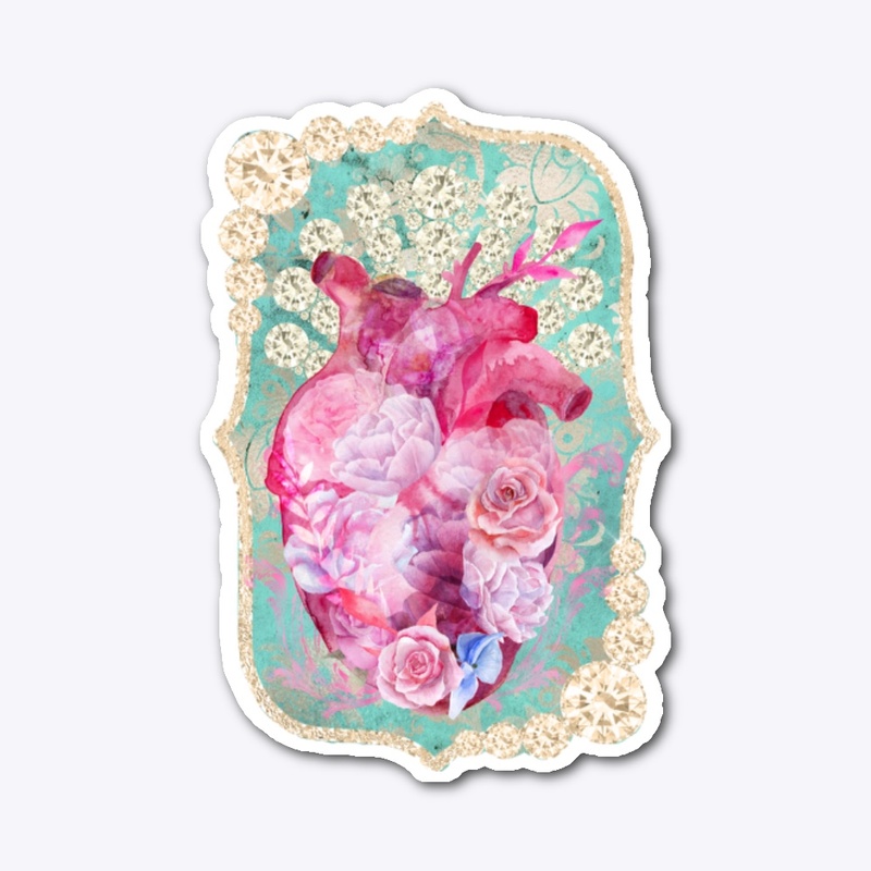 Shabby Pink Heart