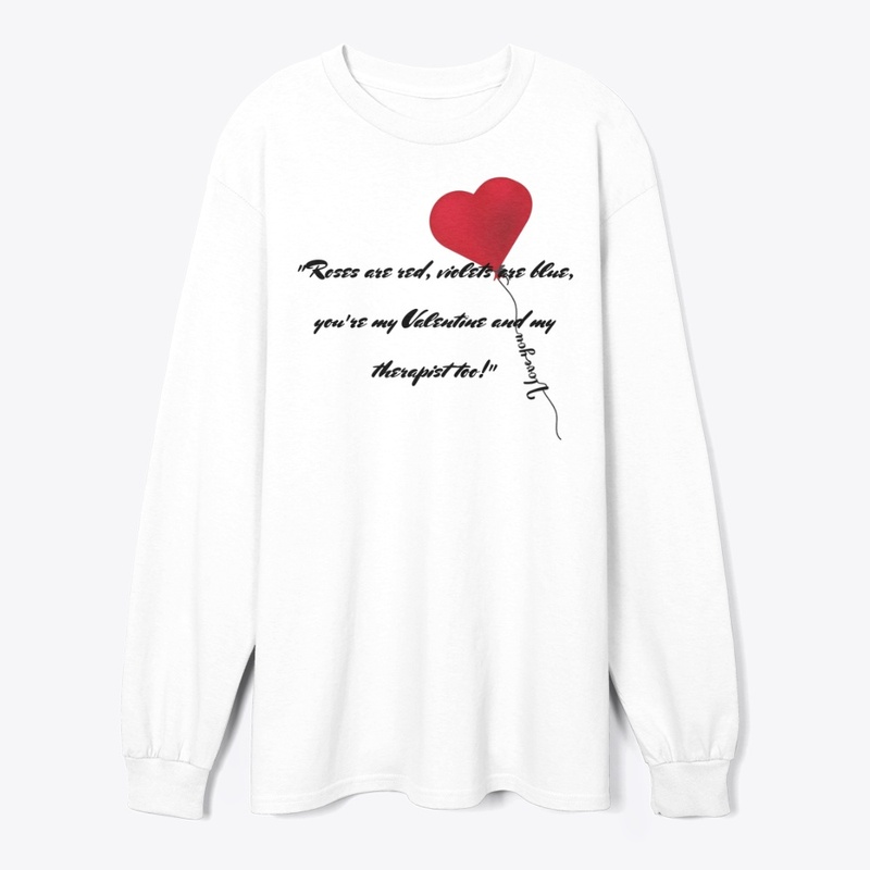 Minimal Heart Balloon with Love Message