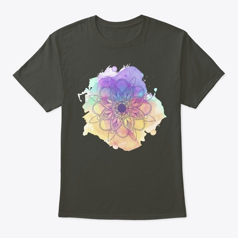 Connection With Higher Self Smoke Gray T-Shirt Front