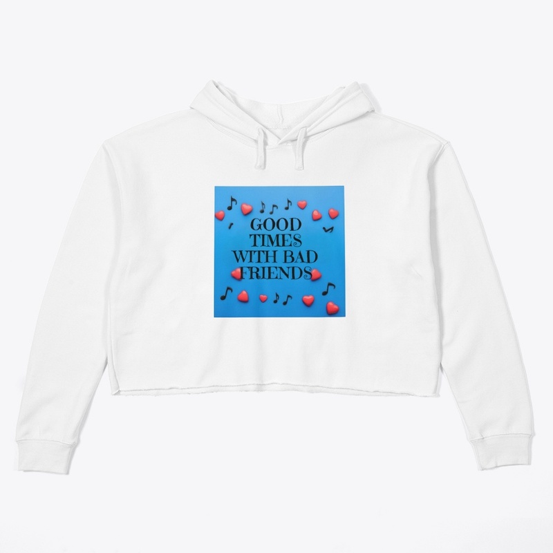 Good Times March 2026 - Women's Crop Hoodie