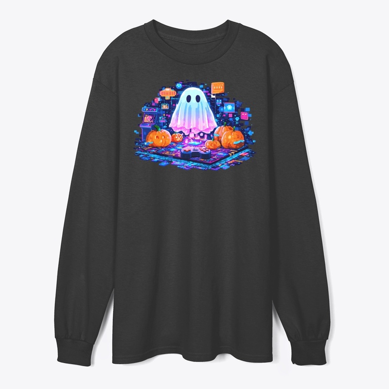 Halloween Gamer Ghost Art