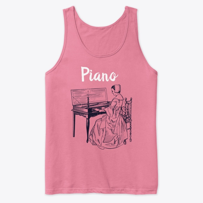 Piano design T-shirt