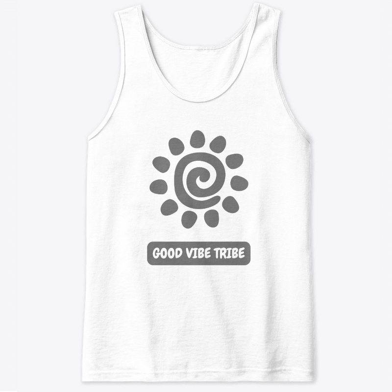 GoodVibeTribe™ White Unisex Tank Top
