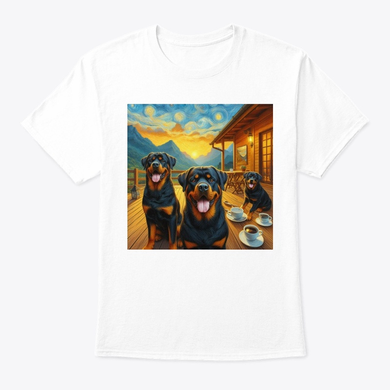 Rottweilers Sunset