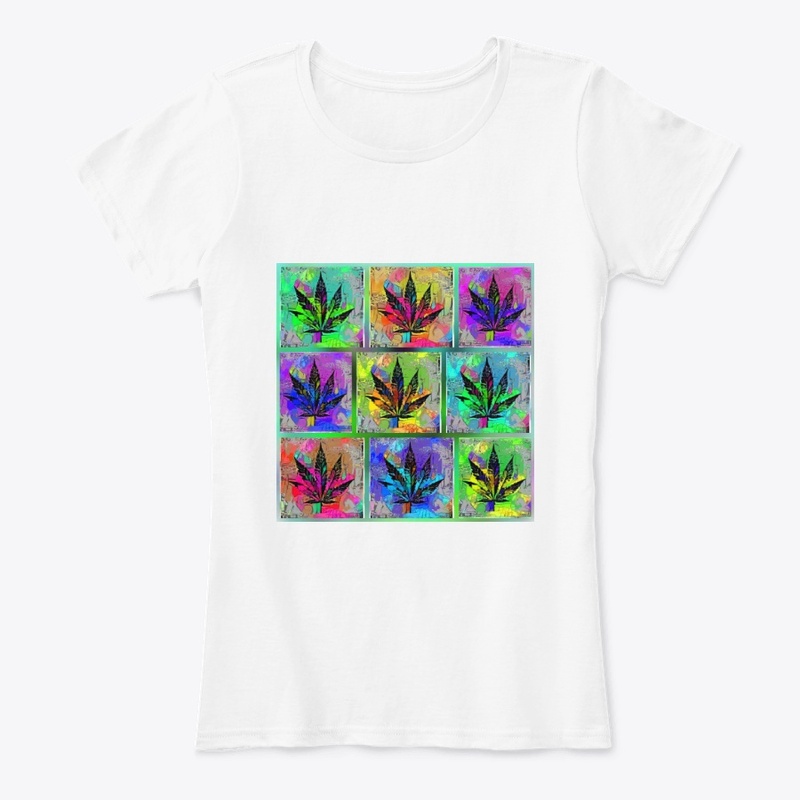 Cannabis Leaf Collage 1a