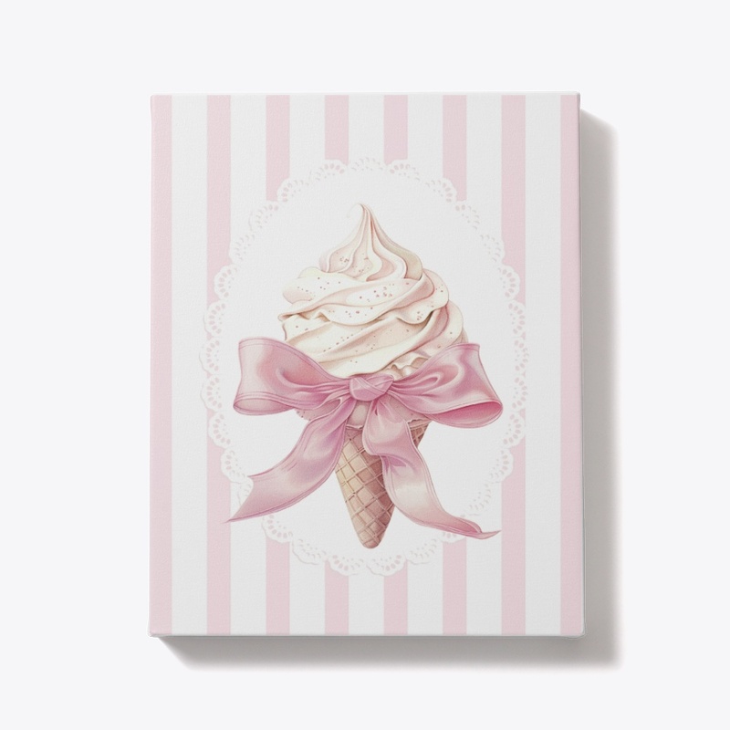 Pink Bow with Vilina Ice Cream