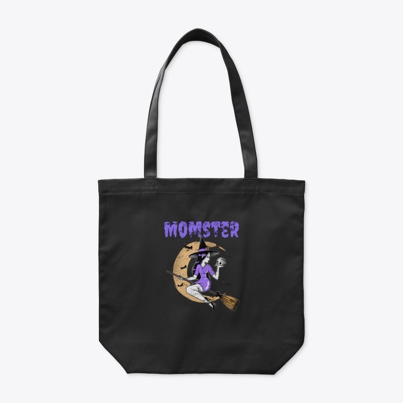 Cute Halloween Momster witch tee