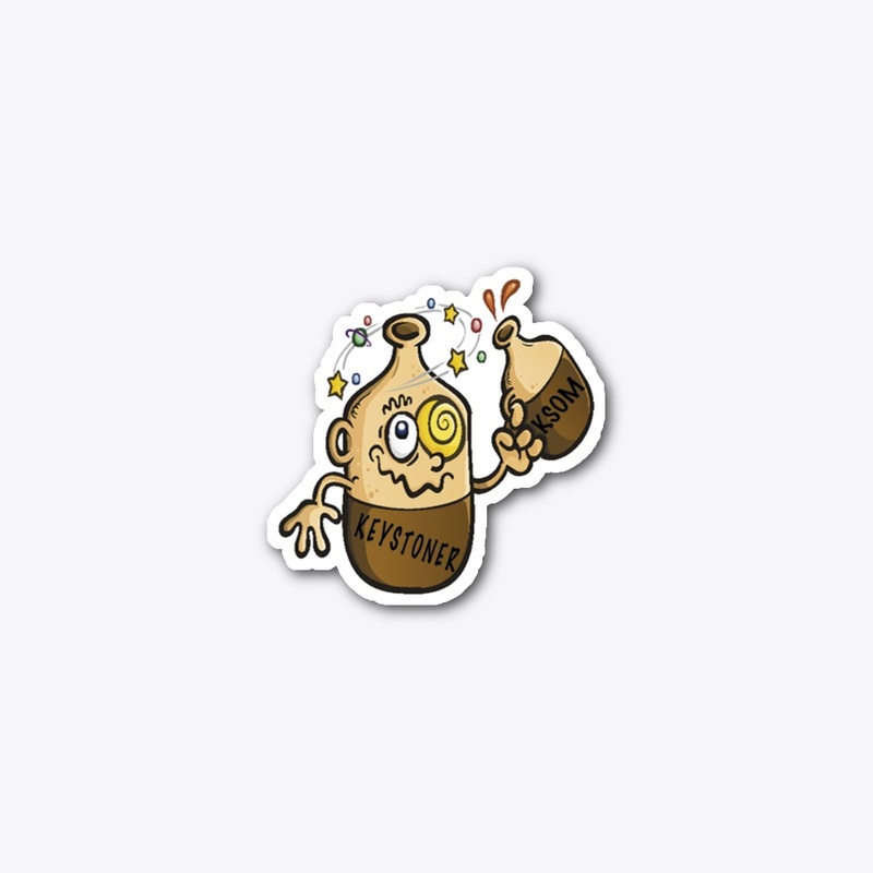 Drunken Keystoner Sticker