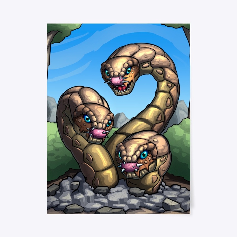 The Dugout Mole Hydra POSTER