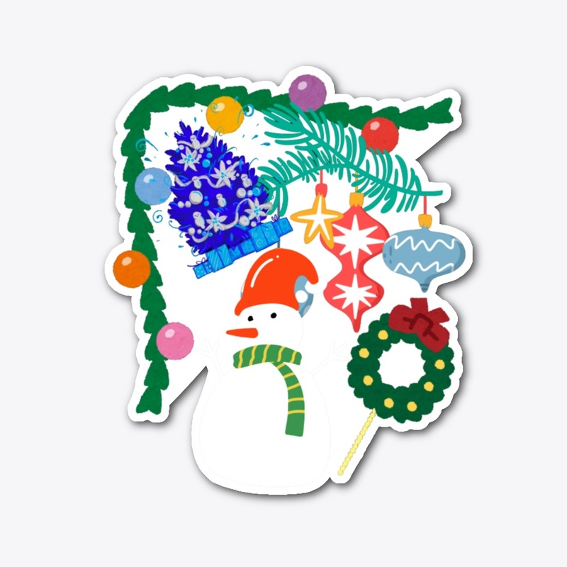 Snow man & X-mas tree(all types product)