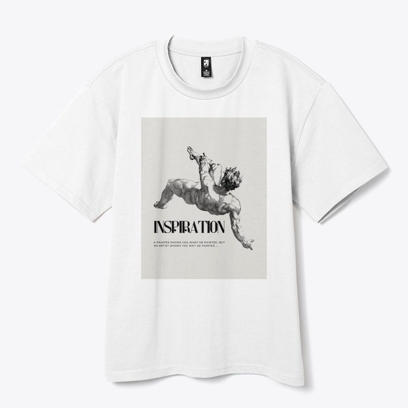 Falling Man Pencil Drawing Tee