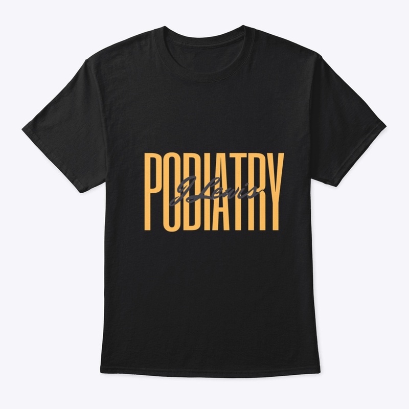 J Lewis Podiatry Yellow Logo